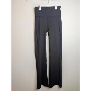 American Tall Women's Yoga Pants Size M Extra Tall XT Black High Rise Bootcut